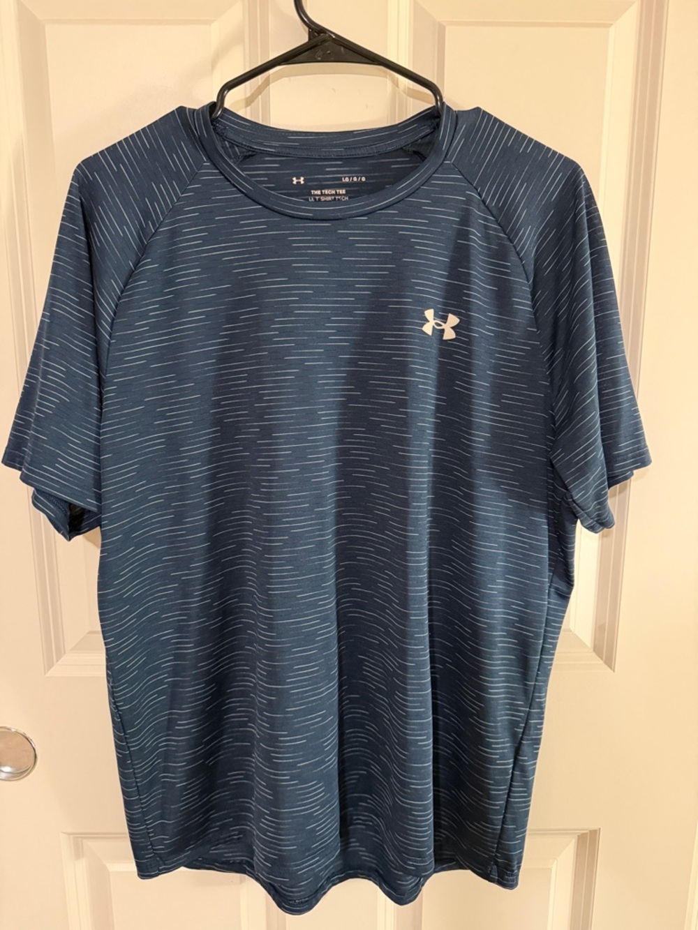Under Armour Men's Navy Blue Heathered Short Sleeve Performance Tee